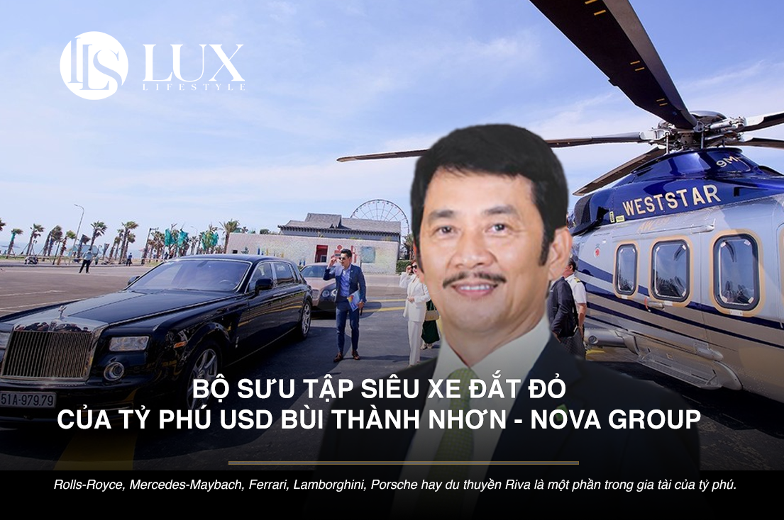 Bộ sưu tập siêu xe của tỷ phú Bùi Thành Nhơn Novaland: Rolls-Royce, Mercedes-Maybach, Bentley, du thuyền Riva và loạt xe sang đắt tiền hơn 500 tỷ đồng