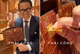 Nghi vấn: Chiếc túi Hermès của NTK Thái Công là hàng giả hay thật?