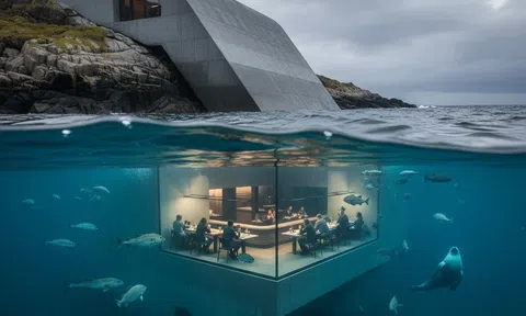 Nhà hàng dưới đáy biển Na Uy: Một bữa tối sang trọng có giá hơn 10 triệu đồng và yêu cầu đặt bàn trước vài tháng