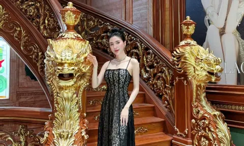 Ngân Collagen chính thức dọn vào biệt phủ dát vàng 500 tỷ đồng
