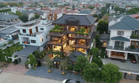 Khám phá biệt phủ chữ H 1.200 m2 mang đậm tinh thần trà đạo Á Đông của đại gia Lào Cai