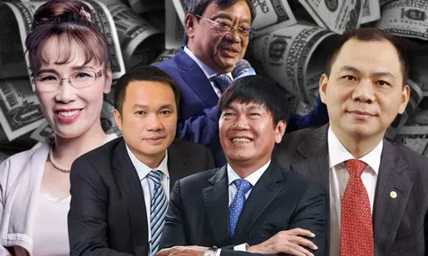 Tổng tài sản "khủng" của 5 tỷ phú USD Việt Nam: Nắm giữ bao nhiêu tiền trên sàn chứng khoán?