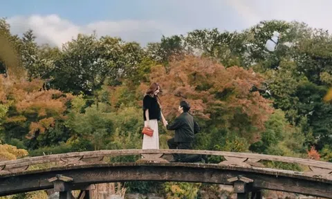 Gia thế Rich kid Sài Gòn được cầu hôn ở Kyoto: Cầu vồng xuất hiện, mạng xã hội ‘dậy sóng’”