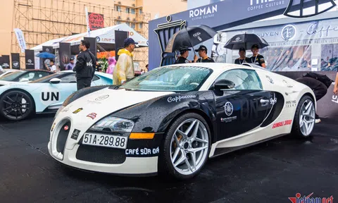 Chiêm ngưỡng siêu xe Bugatti Veyron 50 tỷ đồng của ông Đặng Lê Nguyên Vũ