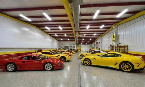 Bộ sưu tập Ferrari hiếm có chuẩn bị lên sàn đấu giá, có chiếc 50 năm tuổi chỉ chạy được 400km