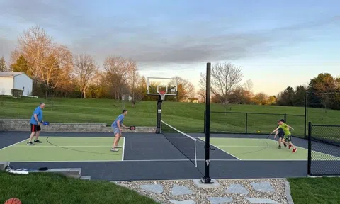 Sân pickleball riêng tại nhà: Biểu tượng mới của giới thượng lưu