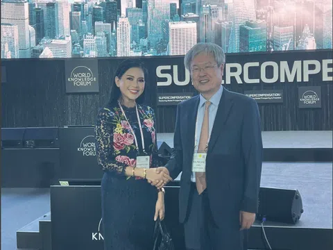 Nữ CEO IPPG Lê Hồng Thuỷ Tiên gây ấn tượng tại Diễn đàn tri thức thế giới 2022 - World Knowledge Forum