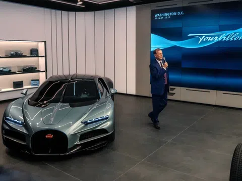 Bugatti Tourbillon ghé thăm 'nhà tổng thống Trump'