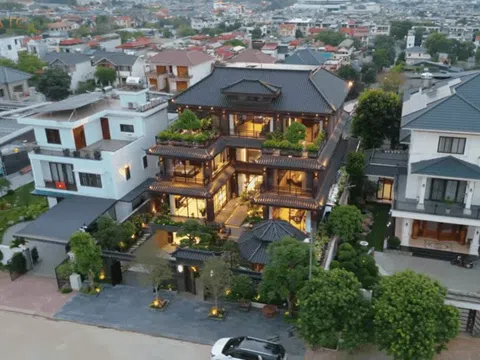 Khám phá biệt phủ chữ H 1.200 m2 mang đậm tinh thần trà đạo Á Đông của đại gia Lào Cai