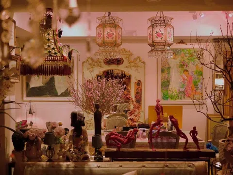 Penthouse triệu đô giữa lòng Sài Gòn của NTK Lý Quí Khánh: Nội thất vintage đẹp như tác phẩm nghệ thuật