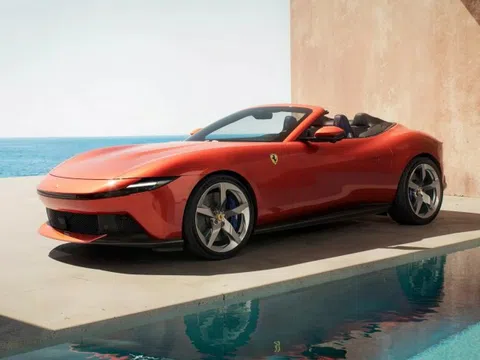 Ferrari Amalfi Spider: Bản mui trần mới của Ferrari, với công nghệ cách âm vượt trội đạt chuẩn xe mui cứng