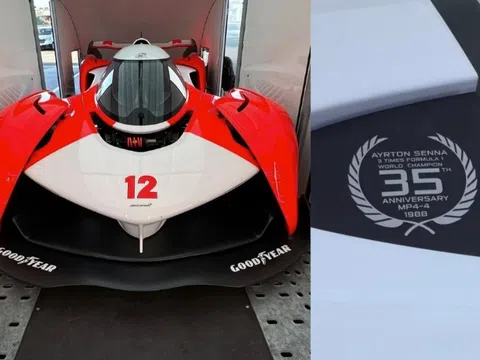 Choáng ngợp với siêu xe McLaren Solus GT đáp trên du thuyền triệu đô tại Monaco F1