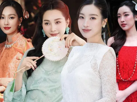 Hai nàng Hậu làm dâu hào môn: Đặng Thu Thảo thanh lịch với áo dài, Đỗ Mỹ Linh chuộng tối giản vẫn đẹp mê