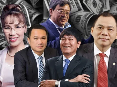 Tổng tài sản "khủng" của 5 tỷ phú USD Việt Nam: Nắm giữ bao nhiêu tiền trên sàn chứng khoán?