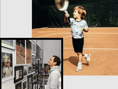 Hành trình từ cậu bé nhặt bóng đến vận động viên tỷ phú của Roger Federer