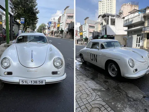Chiêm ngưỡng chiếc Porsche 356A Speedster hơn 70 năm tuổi của 'Qua' Vũ Trung Nguyên