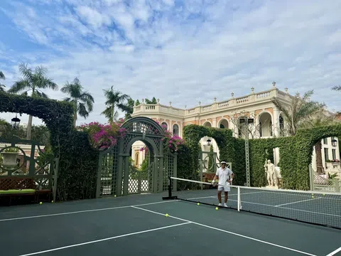 NTK Thái Công đầu tư sân pickleball đẳng cấp trong khuôn viên biệt thự triệu USD