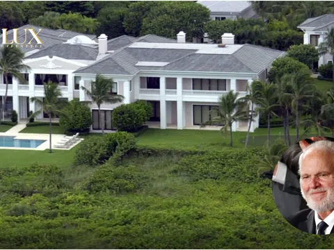 Căn nhà ở Palm Beach của hiện tượng phát thanh Rush Limbaugh được rao bán với giá từ 150 triệu đến 175 triệu USD