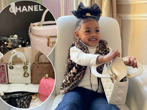 Kulture - con gái Cardi B, mới 4 tuổi đã là nữ hoàng hàng hiệu: sở hữu từ Dior, Chanel, đến Hermès Birkins, một chiếc ghế xe Rolls-Royce và chiếc vòng tay Richard Mille của riêng cô