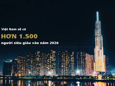 Năm 2026, Việt Nam sẽ có gần 2 nghìn người siêu giàu, tài sản vượt 30 triệu USD