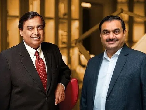 Gautam Adani và Mukesh Ambani chiếm 59% tổng tài sản của 10 người giàu nhất Ấn Độ